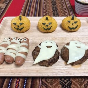 ハロウィン弁当に♡ミイラソーセージ